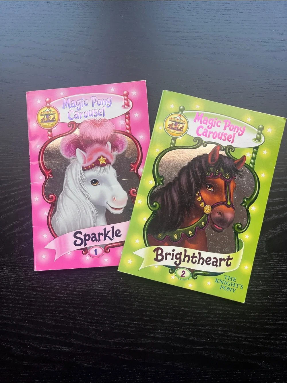 HarperCollins Magic Pony Carousel Books 1 & 2 Paperback Set Poppy Shire